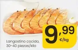 Eroski Langostino cocido, 30-40 piezas oferta