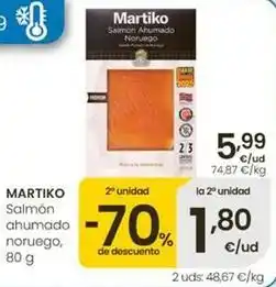 Eroski Martiko - salmon ahumado noruego oferta