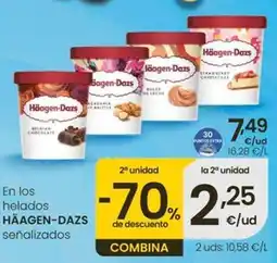 Eroski Häagen-dazs - en los helados senalizados oferta