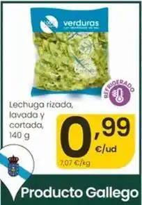 Eroski Gallego - lechuga rizada lavada y cortada oferta