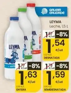 Eroski Leyma - leche desnatada oferta