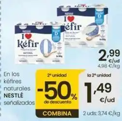 Eroski Nestlé - en los kefires naturales oferta