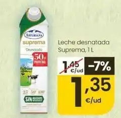 Eroski Central lechera asturiana - leche desnatada sprema oferta
