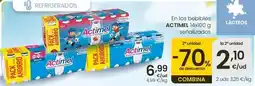 Eroski Actimel - en los bebibles senalizados oferta