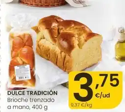 Eroski Dulce tradicion - brioche trenzado a mano oferta