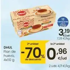 Eroski Dhul - flan de huevo oferta