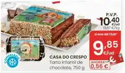 Eroski Casa do crespo - tarta infantil de chocolate oferta