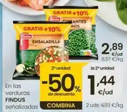 Eroski Findus - en las verduras oferta