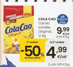 Eroski Cola cao - cacao soluble original oferta