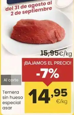 Autoservicios Familia Ternera sin hueso especial oferta