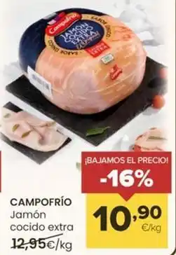 Autoservicios Familia Campofrío - jamón cocido extra oferta