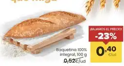 Autoservicios Familia Baquetina 100% integral oferta