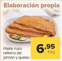 Autoservicios Familia Filete ruso relleno de jamon y queso oferta