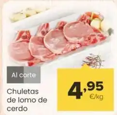 Autoservicios Familia Chuletas de lomo de cerdo oferta