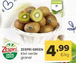 Autoservicios Familia Zespri - kiwi verde granel oferta
