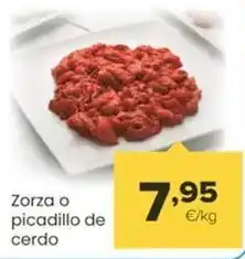 Autoservicios Familia Zorza o picadillo de cerdo oferta