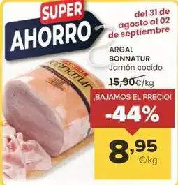 Autoservicios Familia Argal - jamón cocido oferta