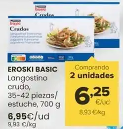 Autoservicios Familia Eroski - basic langostino crudo oferta