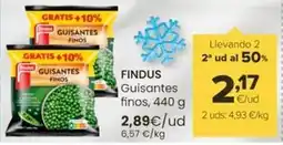 Autoservicios Familia Findus - guisantes finos oferta