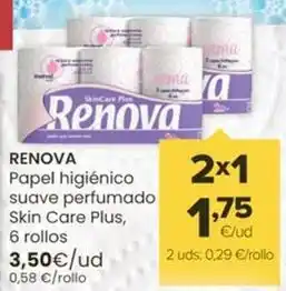 Autoservicios Familia Renova - papel higienico suave perfumado skin care plus oferta