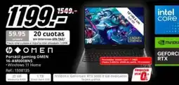 MediaMarkt Total - portátil gaming omen + 6 ampoiens + 6 immario oferta
