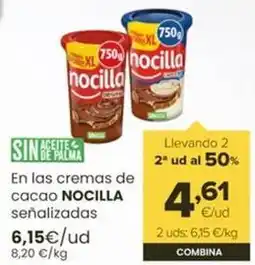 Autoservicios Familia Nocilla - en las cremas de cacao senalizados oferta