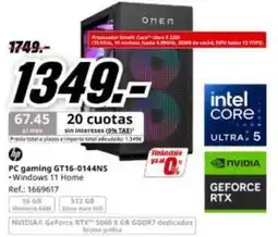 MediaMarkt Intel - gaming gt16-0144ns oferta
