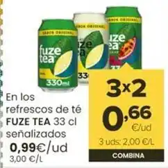 Autoservicios Familia Fuze tea - en los refrescos de te oferta