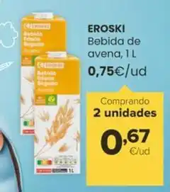 Autoservicios Familia Eroski - bebida de avena oferta