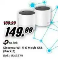 MediaMarkt Sistema - wi-fi 6 mesh x55 (pack 2) oferta