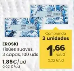 Autoservicios Familia Eroski - tisùes suaves oferta