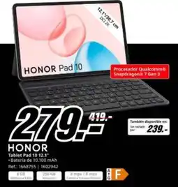 MediaMarkt Honor - tablet pad 10 12,11 oferta