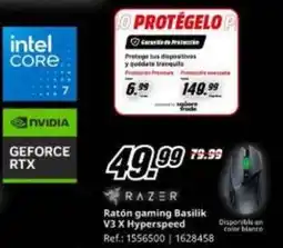 MediaMarkt Intel - ratón gaming basilik v3 x hyperspeed oferta