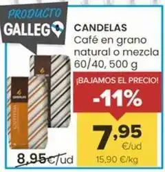 Autoservicios Familia Candelas - cafe en grano natural o mezcla oferta