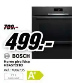 MediaMarkt Bosch - horno pirolitico hba572eb3 oferta