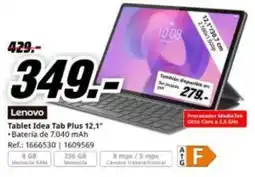 MediaMarkt Lenovo - tablet idea tab plus 12,11 oferta