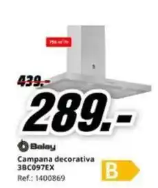 MediaMarkt Balay - campana decorativa 3bc097ex oferta