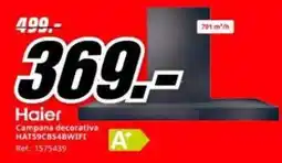 MediaMarkt Haier - campana decorativa oferta