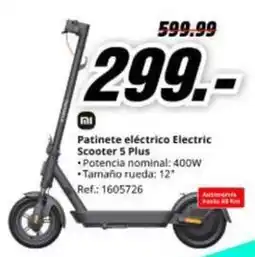 MediaMarkt Plus - patinete eléctrico scooter 5 oferta