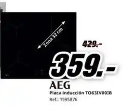 MediaMarkt Aeg - placa induccion to63iv001b oferta