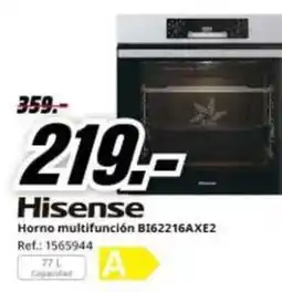 MediaMarkt Hisense - horno multifuncion b162216axe2 oferta