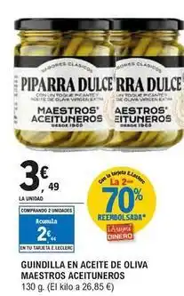 E.Leclerc Maestros aceituneros - guindilla en aceite de oliva oferta