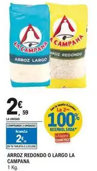 E.Leclerc La campana - arroz redondo o largo oferta