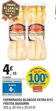 E.Leclerc Andrés baigorri - esparragos blancos extra 9/12 oferta