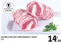 E.Leclerc Solomillo relleno jamon serrano y queso oferta