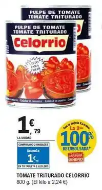 E.Leclerc Celorrio - tomate triturado oferta