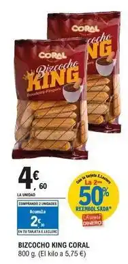 E.Leclerc Coral - bizcocho king oferta