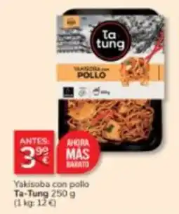 Consum Ta-Tung yakisoba con pollo oferta
