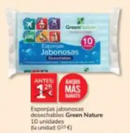 Consum Green Nature esponjas jabonosas oferta