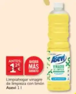Consum Asevi limpiahogar vinagre de limpieza con limón oferta